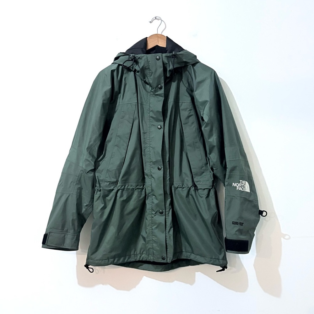 The North Face Green Gore-Tex Insulated Rain Ski Winter Hiking Hood Jacket Med